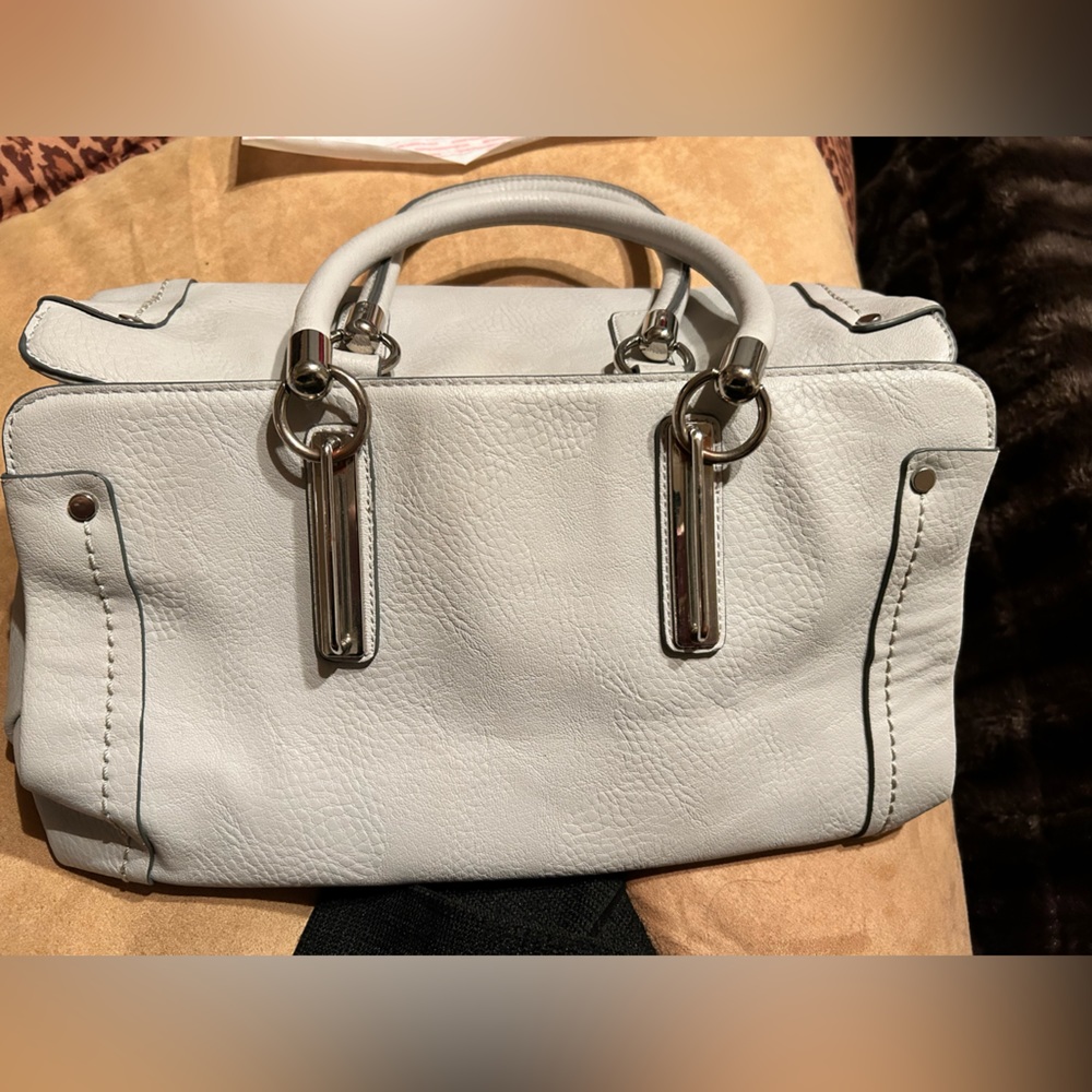 🥳HP🥳Charming Charlie light gray satchel bag
